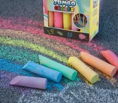 Jumbo storio grindinio kreida 15 el.