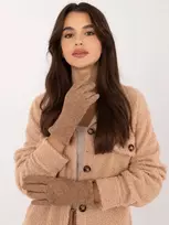 Wool Fashion Italia Elegantiškos šiltos moteriškos pirštinės: Dydis - L/XL