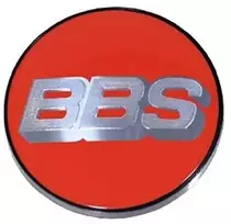 BBS centrinis dangtelis ø56 mm sidabrinis/raudonas „Nürburgring“ leidimas
