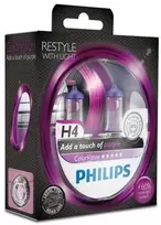 Philips ColorVision Lempos tipas: H4 violetinė automobilio priekinio žibinto lemputė, 60 W, H4/H7, 3350 K