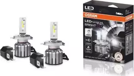 OSRAM LED Automobilinės lemputės H4 15W 12V P43T 4X2, 2vnt