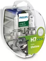 Philips Lempučių komplektas 55W 12V PX26d H7 LONGLIFE ECOVISION