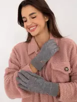 Wool Fashion Italia Šiltos moteriškos pirštinės: Dydis - L/XL