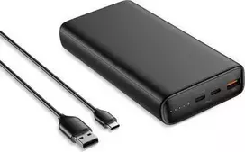 Powerbank Veger T100 (W2032C-100) PD QC3.0 5A 100W 20000 mAh juodas
