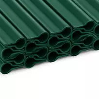 Klipsai tvoros juostai Bradas, 19 cm, 20 vnt., žalia