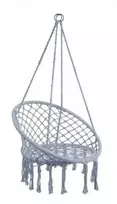 Sėdimas hamakas-sūpynės Boho, 82 cm, pilkas
