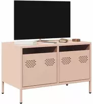 TV staliukas Televizoriaus spintelė, rožinės, 68x39x43,5cm, plienas
