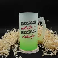 Bokalas "Bosas neklysta - bosas rizikuoja"