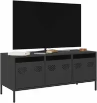 TV staliukas Televizoriaus spintelė, juoda, 101,5x39x43,5cm, plienas