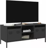 TV staliukas Televizoriaus spintelė, juoda, 101,5x39x43,5cm, plienas