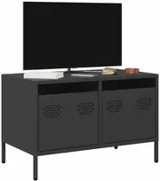 TV staliukas Televizoriaus spintelė, juodos, 68x39x43,5cm, plienas