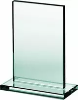 Tryumf Triumph Stiklo trofėjus su klijuotu pagrindu 80031/FP