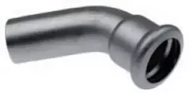 KAN-therm Presuota nipelio alkūnė 45° 18mm neoksinis plienas - 6190129