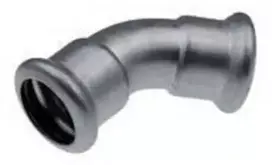 KAN-therm Presuota alkūnė 45° 15mm neoksinis plienas - 6190041