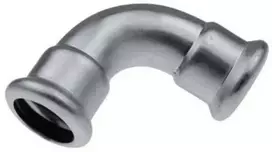 KAN-therm Presuota alkūnė 90° 28mm neoksinis plienas - 6190239