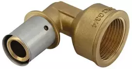 KAN-therm Presavimo alkūnė GW 90° su presavimo žiedu 20x2 G3/4" K-902002