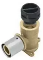 KAN-therm Press žalvarinis čiaupo jungtis su antgaliais 16x2/G1/2" K-905022