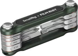 SmallRig 4812 x FILM RIOT 7-in-1 Folding Wrench Set with Multiple Angle Positioning Žalias