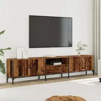 TV staliukas TV spintelė su stalčiumi, medienos, 200x25x44cm, mediena