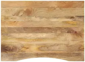 Rašomojo stalo stalviršis su linkiu, 100x80x2,5 cm, mango