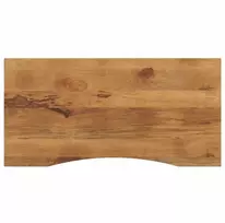 Rašomojo stalo stalviršis su linkiu, 110x50x2,5 cm, mango