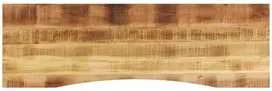 Rašomojo stalo stalviršis su linkiu, 160x50x2,5 cm, mango