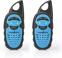 Nedis WLTK0300BU trumpųjų bangų radijas, 3 kanalai. 446 MHz Juodas, Mėlyna