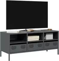 TV staliukas Televizoriaus spintelė, antracito, 101,5x39x43,5cm, plienas