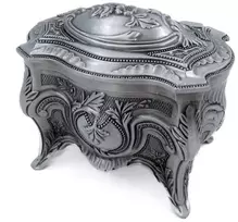 Deco Gifts Elegantiška metalinė papuošalų dėžutė – vintažinė, dovanai
