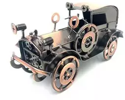 Mirtop Vintažinis metalinis automobilio modelis – retro dekoras, interjerui