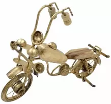 Mirtop Retro klasikinio motociklo metalinis modelis – antikinė bronza – dovana