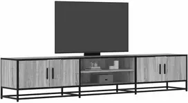 TV staliukas Televizoriaus spintelė, pilka ąžuolo, 210x35x41cm, mediena