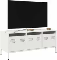 TV staliukas Televizoriaus spintelė, balta, 101,5x39x43,5cm, plienas