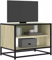 TV staliukas Televizoriaus spintelė, ąžuolo, 61x40x46cm, mediena ir metalas
