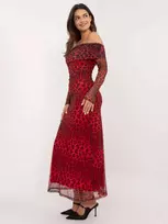 Italy Moda Suknelė-DHJ-SK-18702.40-raudona