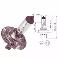 Philips H7 NightGuideSDL 12v55w Blister NE PX26d