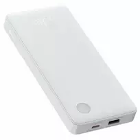 LiPo išorinis akumuliatorius (PowerBank) 10000mAh 15W USB + USB-C Airpow Lite baltas BASEUS