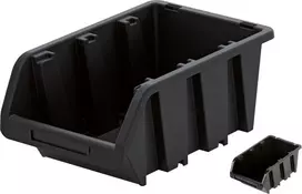 TV staliukas Prosperplast KISTENBERG DIRBTUVIŲ DĖŽĖ 18 JUODA 490x298x210mm