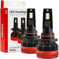 LED žibintų lemputės X3 Series HB4 9006 AMiO-02983