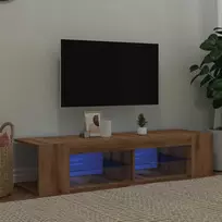TV staliukas Televizoriaus spintelė su LED, artisano, 135x39x30cm, mediena