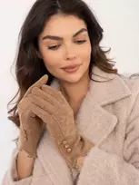 Wool Fashion Italia Elegantiškos moteriškos pirštinės: Dydis - L/XL