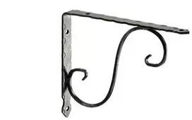 Lentynos laikiklis Dolle Ornament, 150×200 mm, juoda