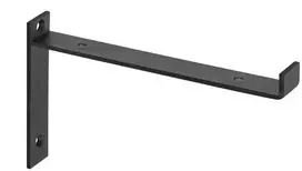 Lentynos laikiklis Dolle Lip, 200×130 mm, juoda