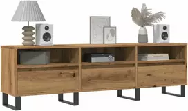 TV staliukas Televizoriaus spintelė, artisano ąžuolo, 150x30x44,5cm, mediena