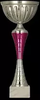 Victoria Sport Sidabrinis ir violetinis metalinis puodelis
