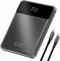 4Smarts Power Bank Enterprise Slim 20000mAh 122.5W, pilkas (pilkas)