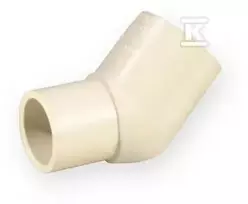 Nibco Alkūnė 4706-805, PVC-C, 1/2″x45° išor. srieg./klij. vidus