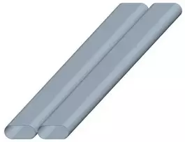 ComfoTube flat CK 300 dubultais gaisa vads L-1.5m