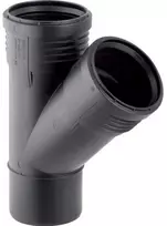 Geberit TRÓJ.SILENT-PP HT 40X40/45 SANI.JUODA