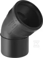 Geberit KOLANO SILENT-PP HT 90/45 SANIT.Juoda